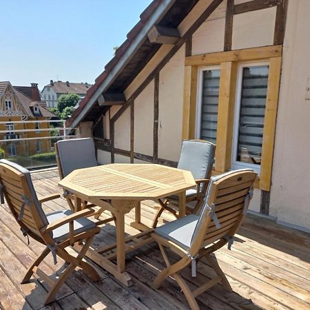 Appartement-Terrasse Parking Prive Meuble De Tourisme 4 Etoiles Belfort Bagian luar foto